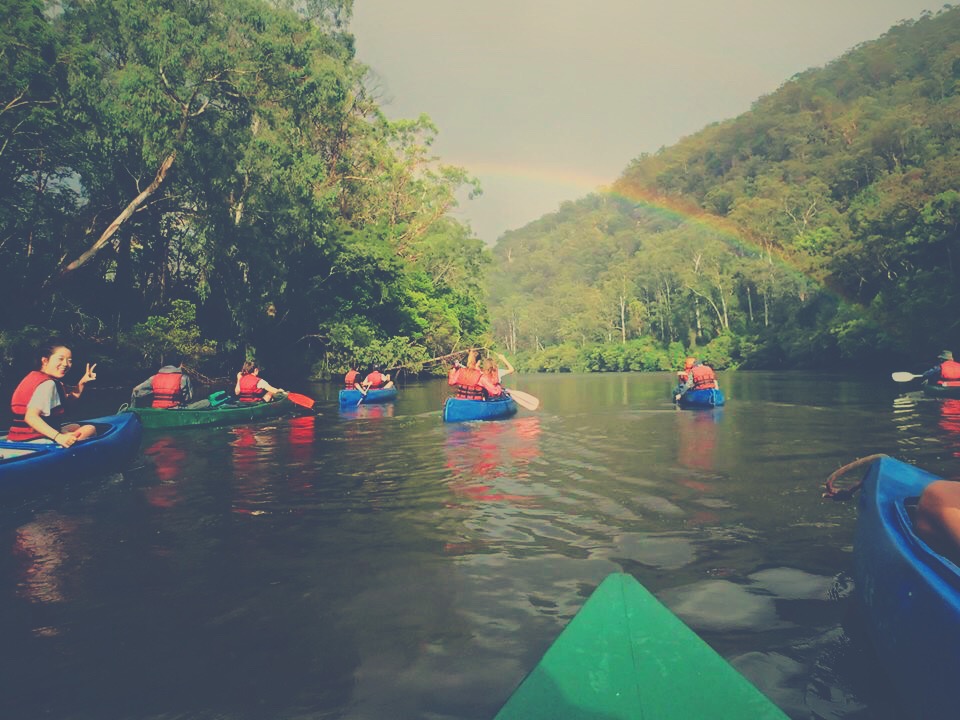 Canoeing on Colo River